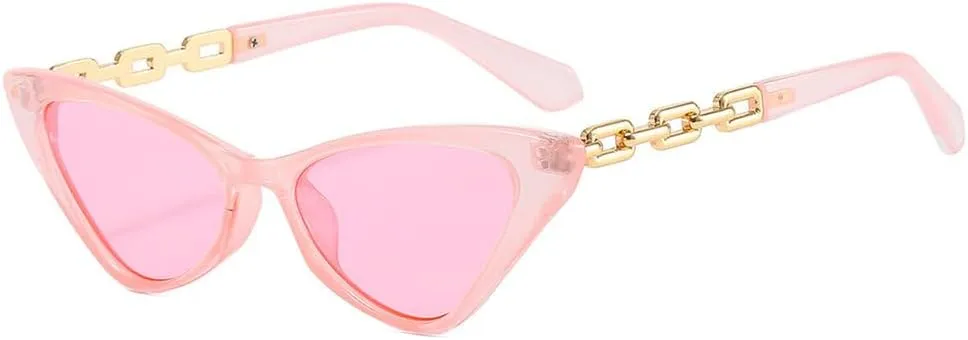 New 2025 Retro Cat Eye Sunglasses for Women Vintage Tinted Lens Trendy Cateye Stylish Sunglasses UV400 Shades for Women,5