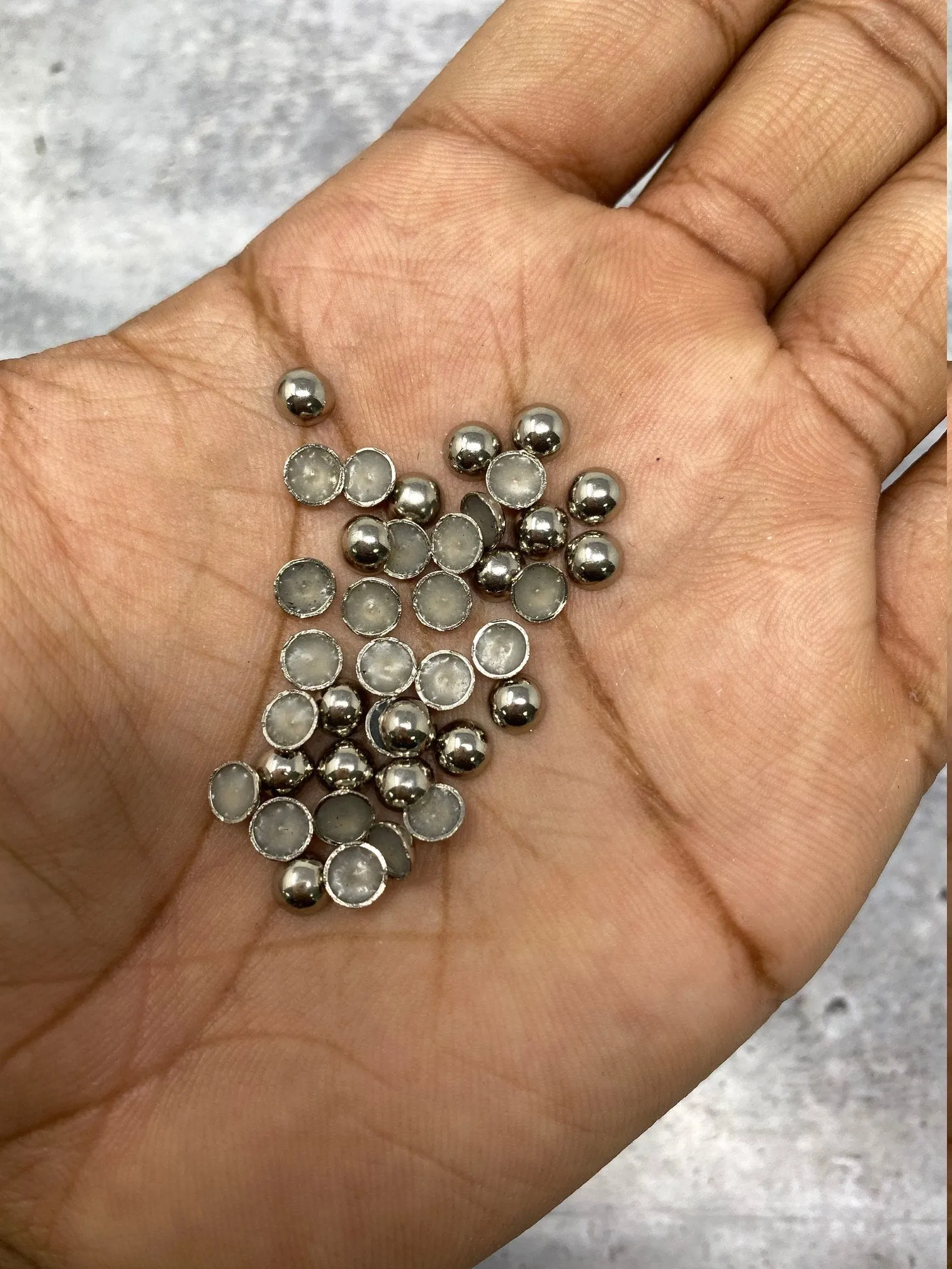 NEW, Hotfix Dome Studs, 100 Pcs, 6mm (Small) SILVER, Great for Denim, Sweaters, Camo Jackets, Belts, Bags, Shoes, Crafts,  MORE!