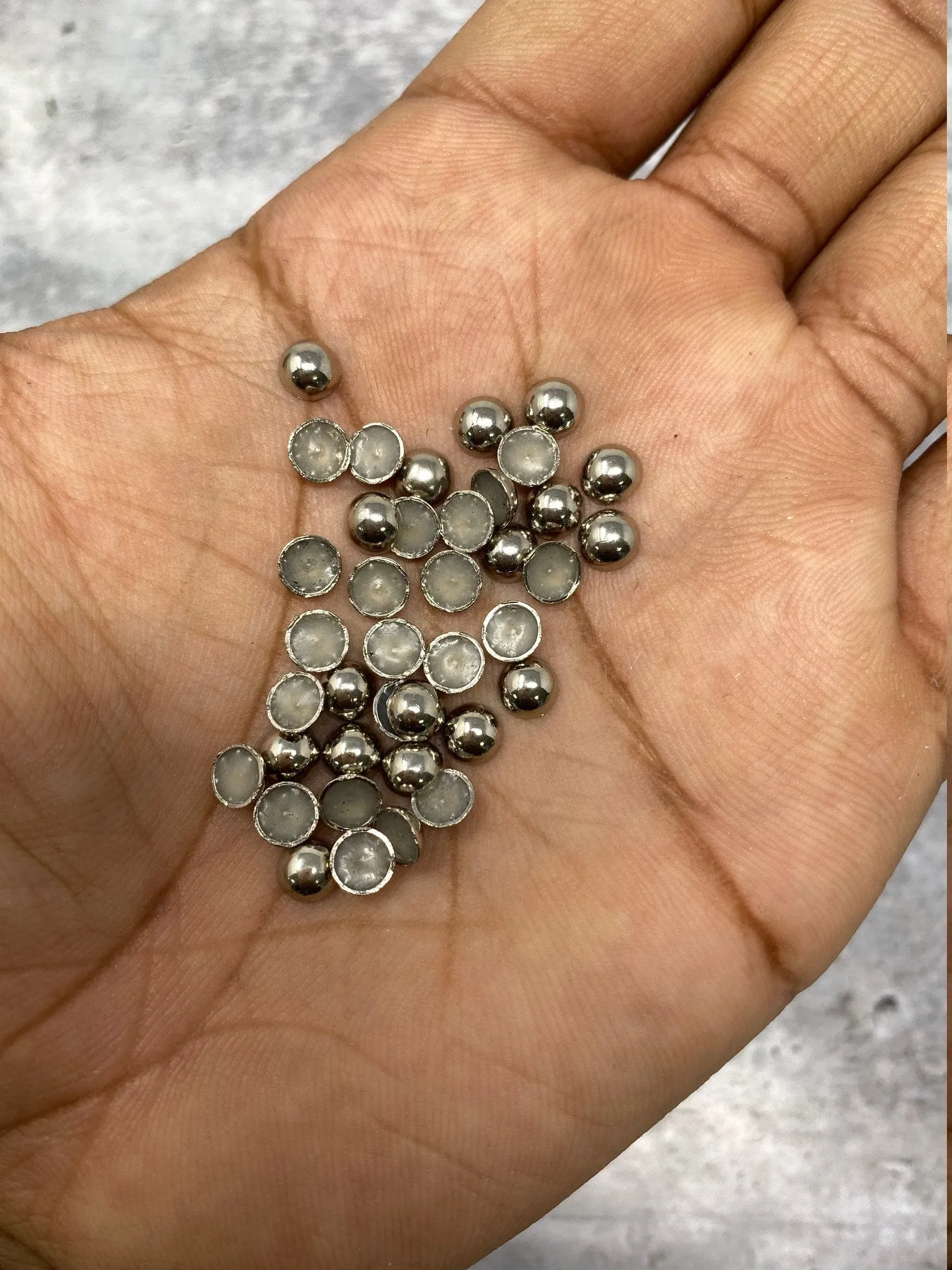 NEW, Hotfix Dome Studs, 100 Pcs, 6mm (Small) SILVER, Great for Denim, Sweaters, Camo Jackets, Belts, Bags, Shoes, Crafts,  MORE!