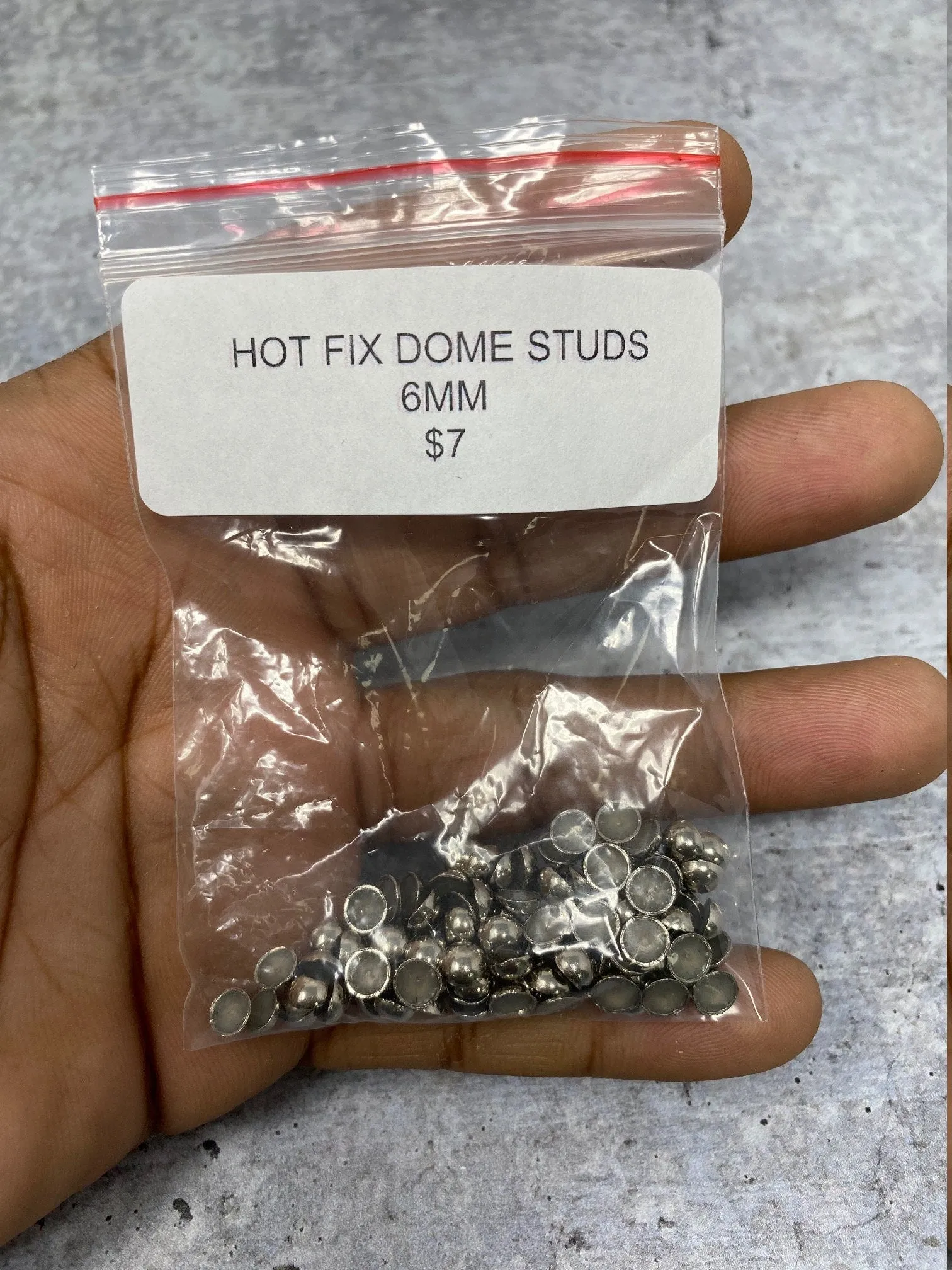 NEW, Hotfix Dome Studs, 100 Pcs, 6mm (Small) SILVER, Great for Denim, Sweaters, Camo Jackets, Belts, Bags, Shoes, Crafts,  MORE!