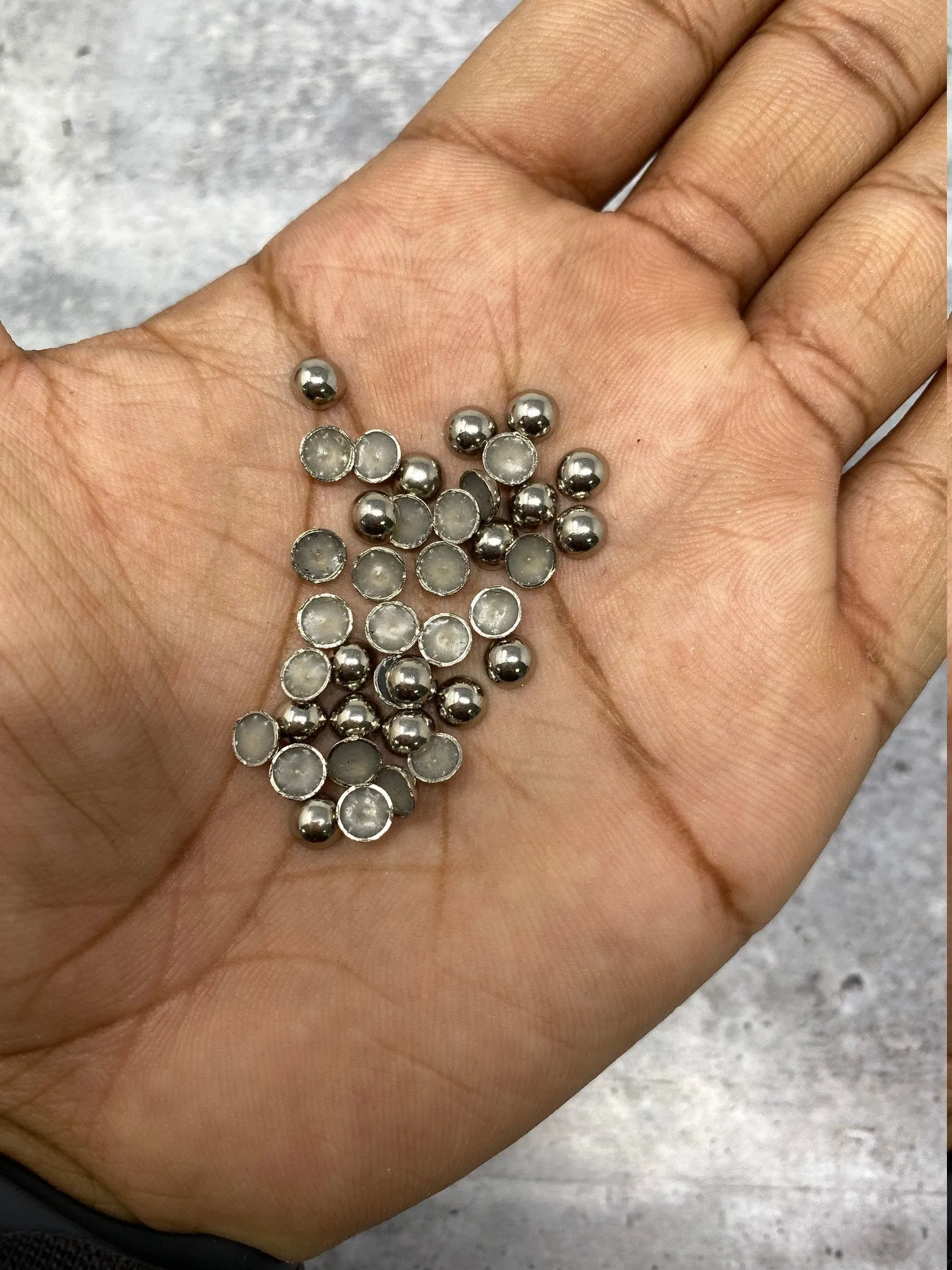 NEW, Hotfix Dome Studs, 100 Pcs, 6mm (Small) SILVER, Great for Denim, Sweaters, Camo Jackets, Belts, Bags, Shoes, Crafts,  MORE!
