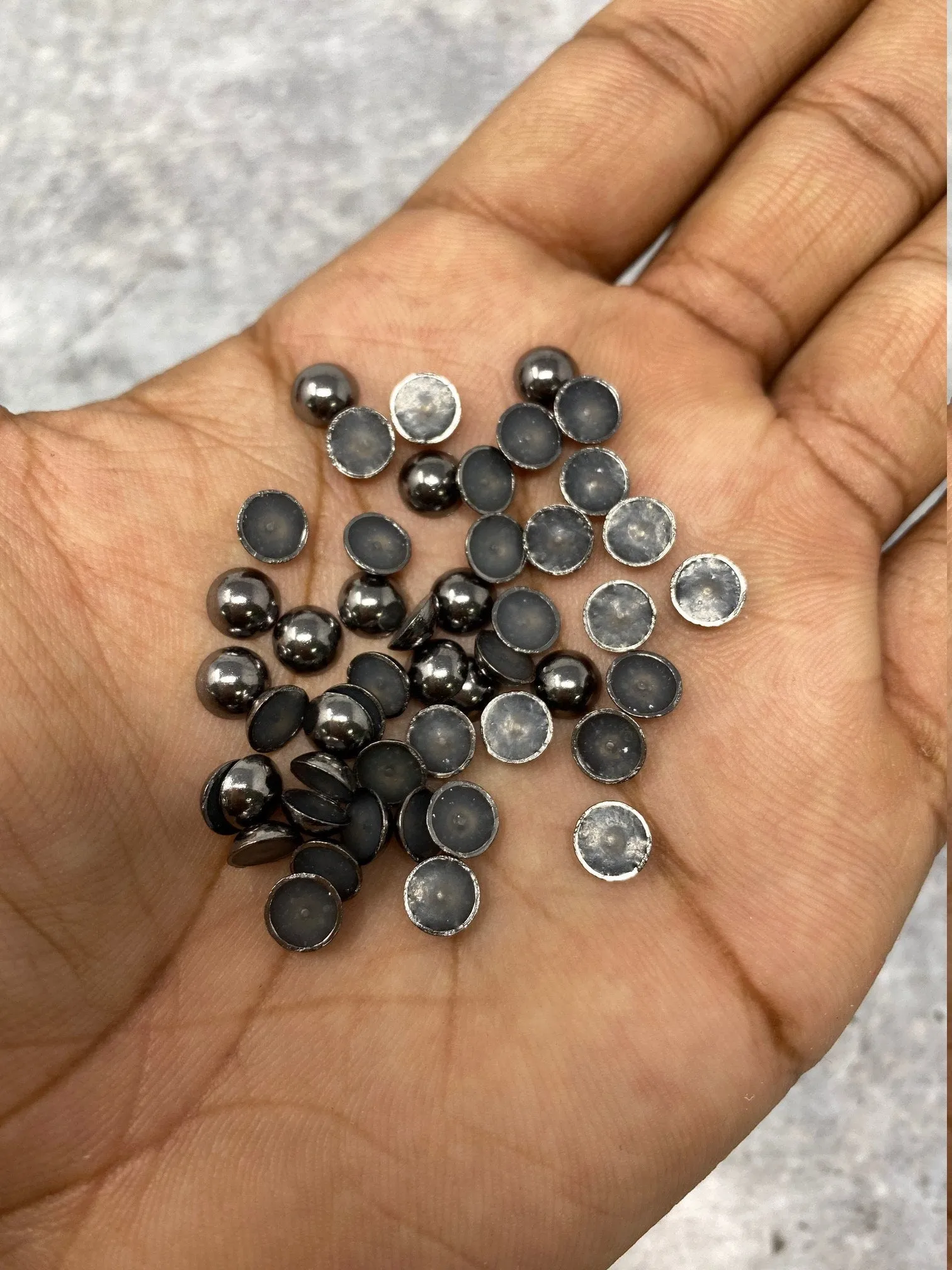 NEW, Hotfix Dome Studs, 100 Pcs, 7mm (Medium) CHROME, Great for Denim, Sweaters, Camo Jackets, Belts, Bags, Shoes, Crafts,  MORE!