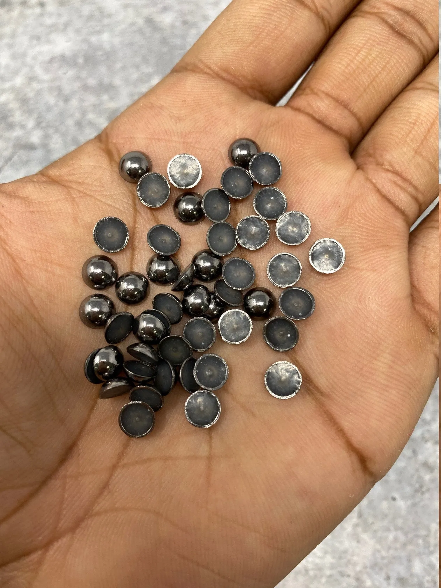 NEW, Hotfix Dome Studs, 100 Pcs, 7mm (Medium) CHROME, Great for Denim, Sweaters, Camo Jackets, Belts, Bags, Shoes, Crafts,  MORE!