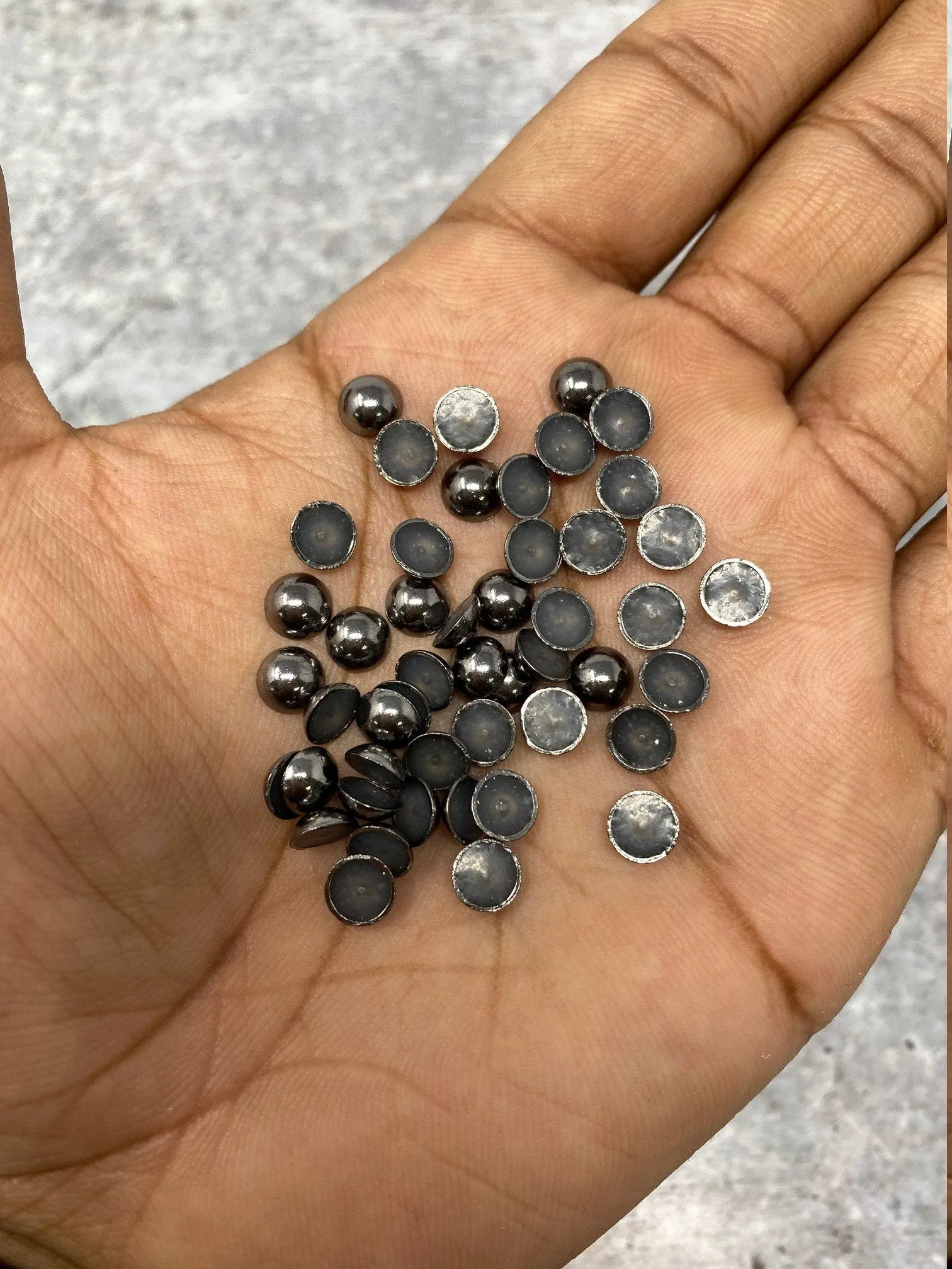 NEW, Hotfix Dome Studs, 100 Pcs, 7mm (Medium) CHROME, Great for Denim, Sweaters, Camo Jackets, Belts, Bags, Shoes, Crafts,  MORE!