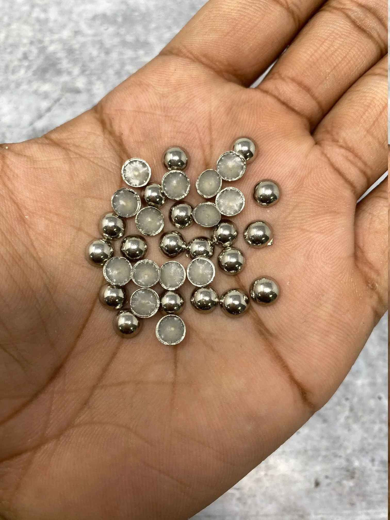 NEW, Hotfix Dome Studs, 100 Pcs, 7mm (Medium) SILVER, Great for Denim, Sweaters, Camo Jackets, Belts, Bags, Shoes, Crafts,  MORE!
