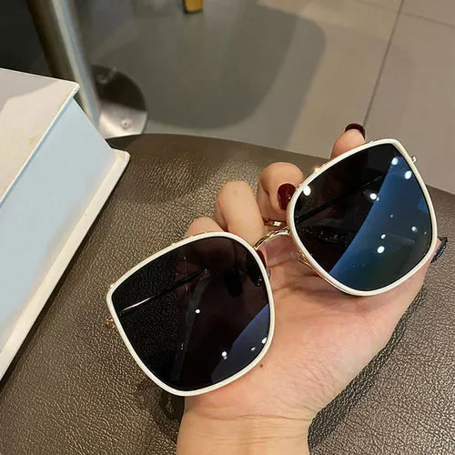 New Trend Square Sunglasses Women Vintage Oversized Sun Glasses Men Br