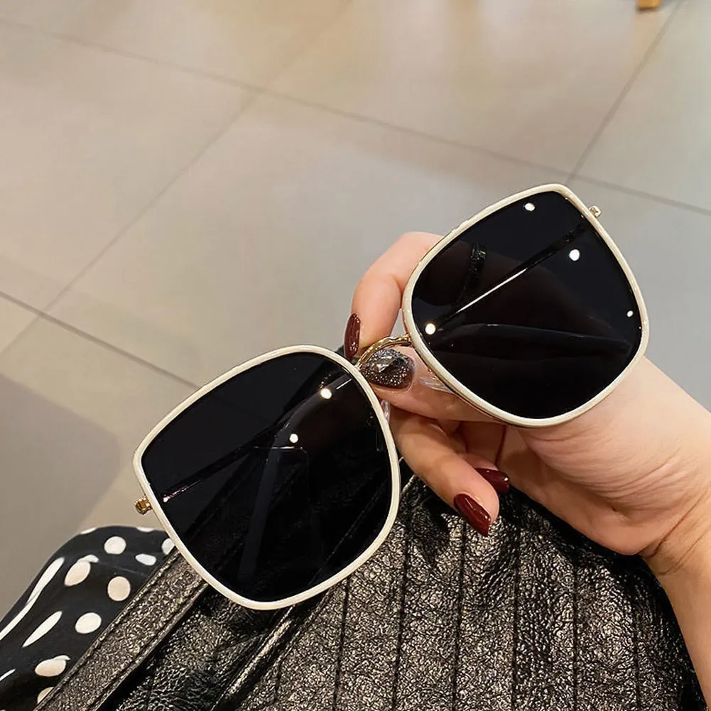 New Trend Square Sunglasses Women Vintage Oversized Sun Glasses Men Br