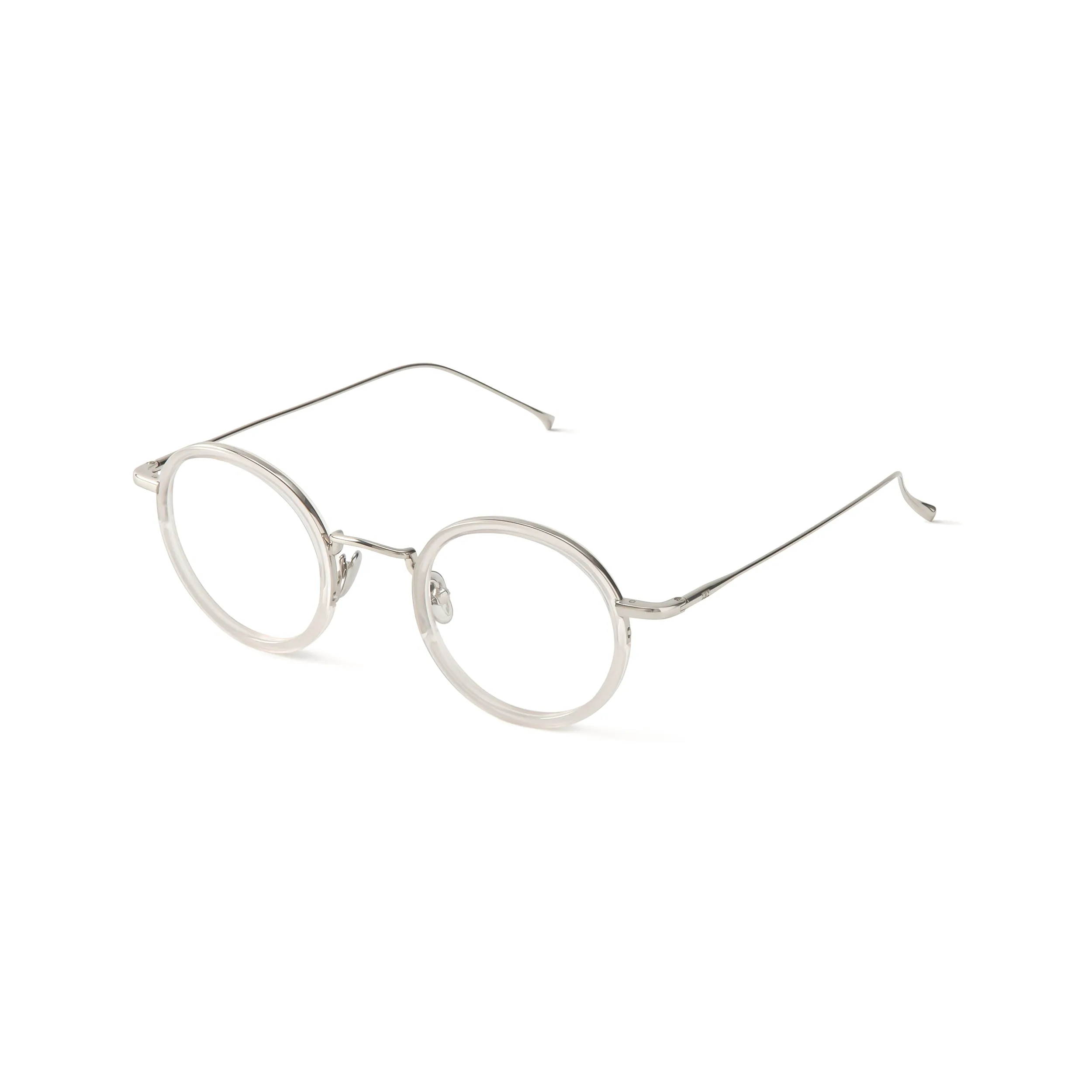 Nicolas Clear Light Grey & Silver