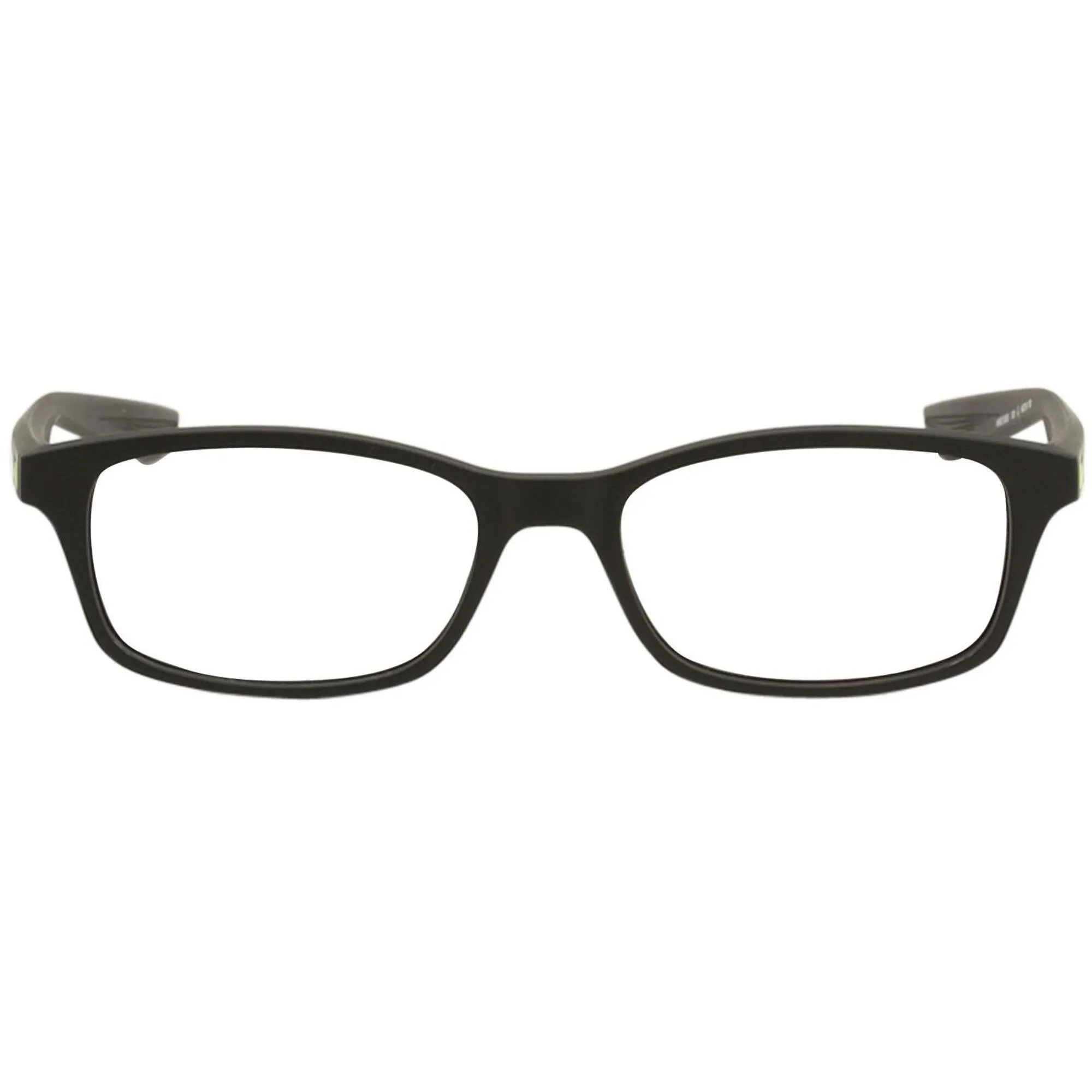 Nike Unisex Eyeglasses - Matt Black Plastic Rectangular Frame Demo Lens | NIKE 5005 1