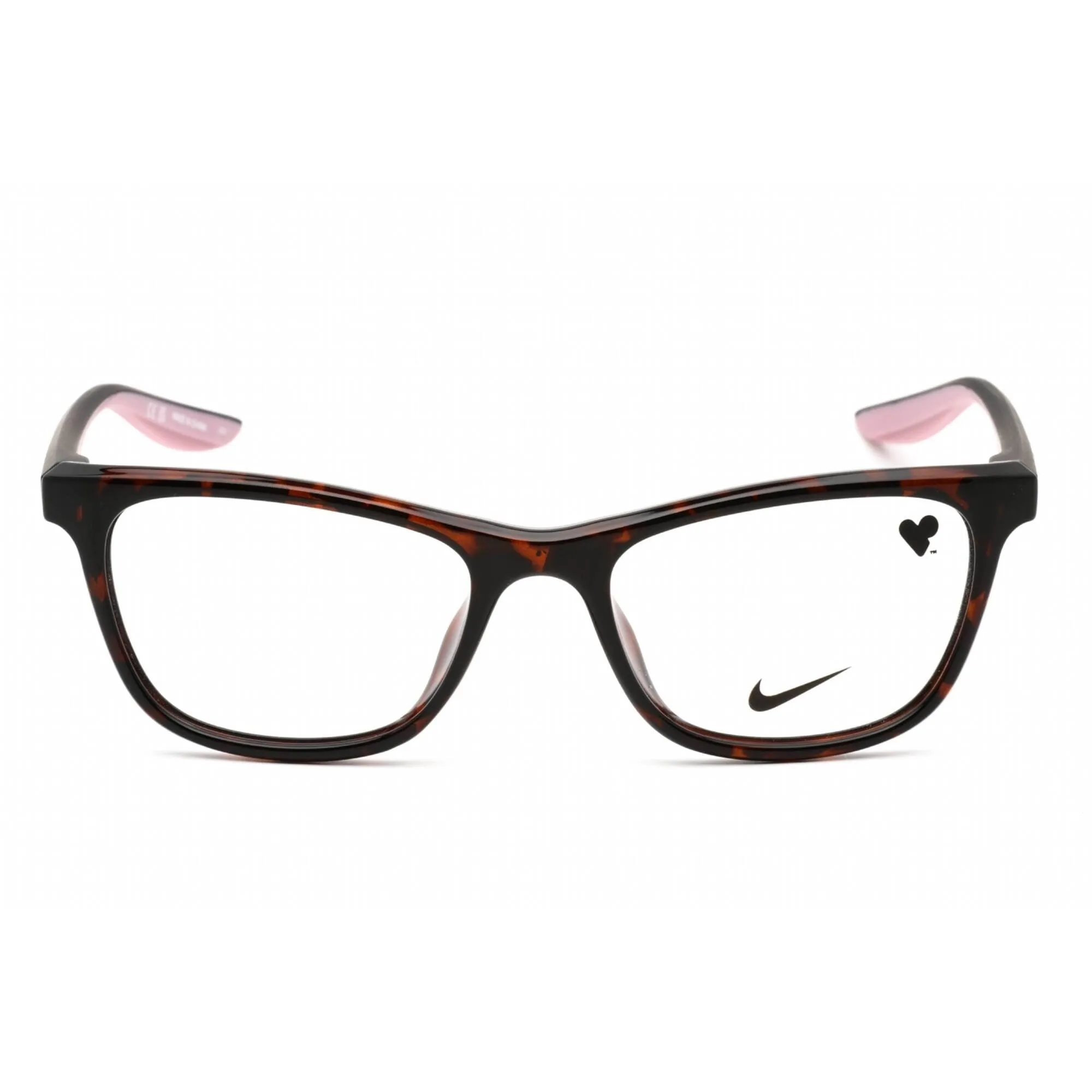 Nike Women's Eyeglasses - Tortoise/Matte Black Plastic Rectangular | NIKE 7047 239