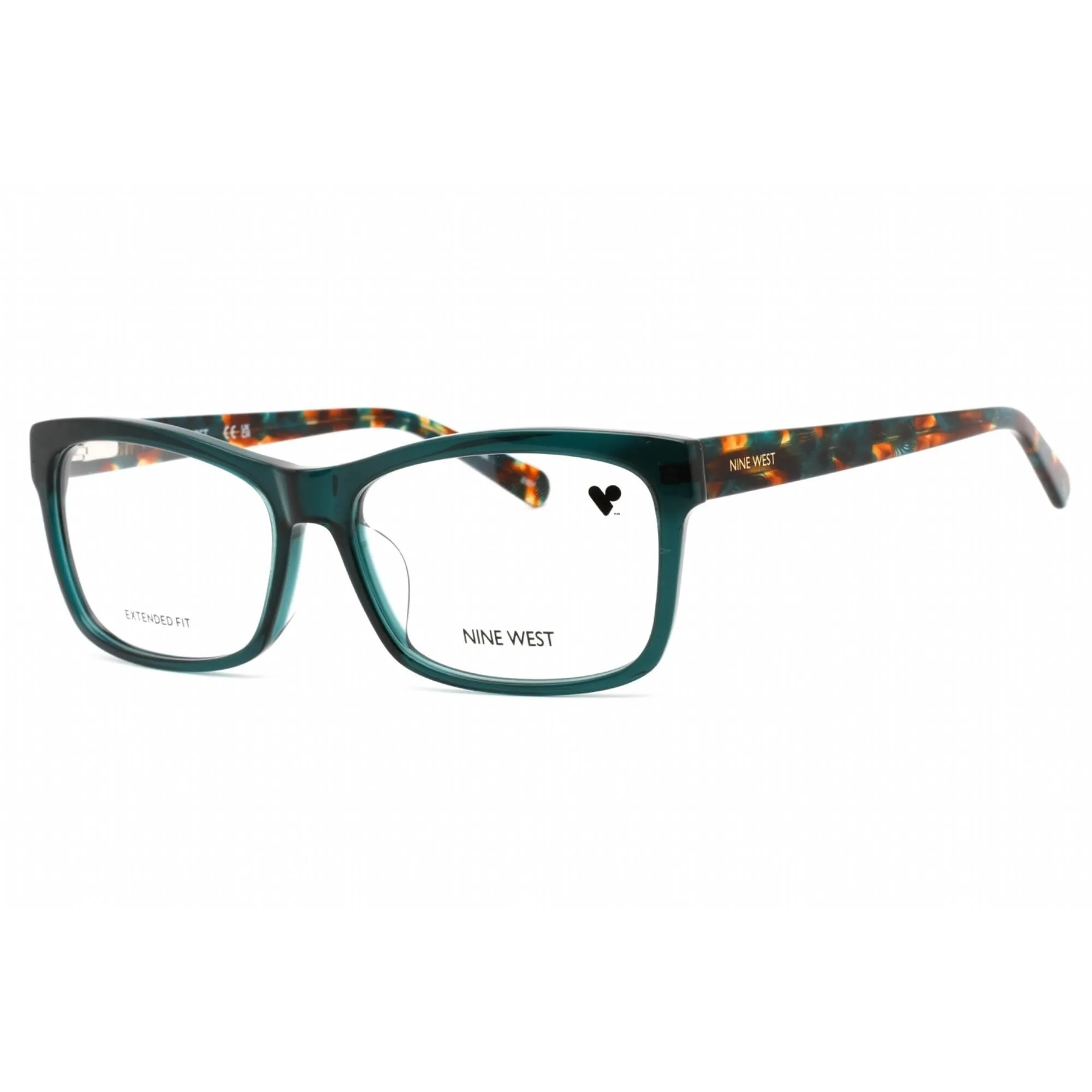 Nine West Women's Eyeglasses - Full Rim Emerald Plastic Rectangular | NW5193X 340