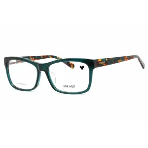 Nine West Women's Eyeglasses - Full Rim Emerald Plastic Rectangular | NW5193X 340
