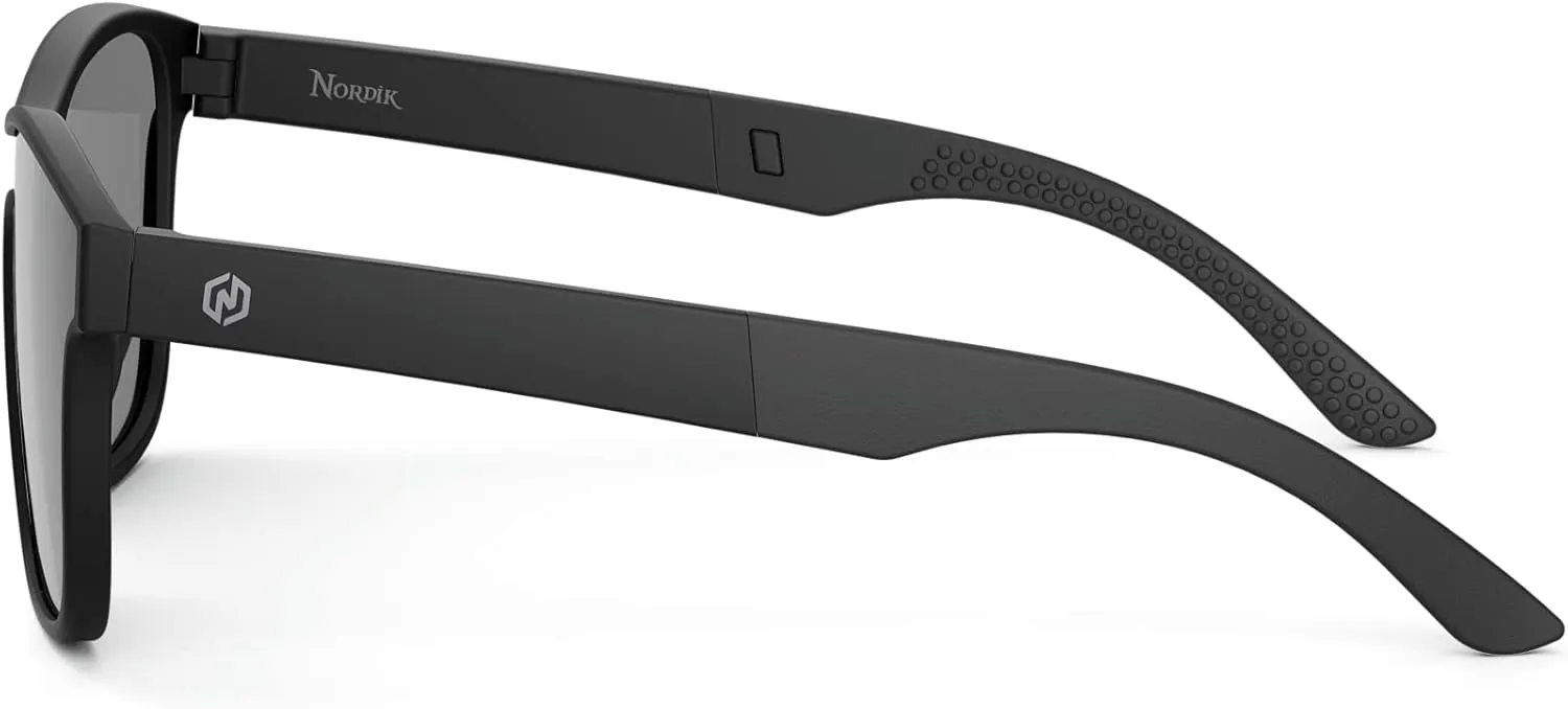 Nordik RIKR Classic Sunglasses TR90 Frame Polarized Photochromic Lens Shatter-Resistant AntiUV for Fishing Cycling Running