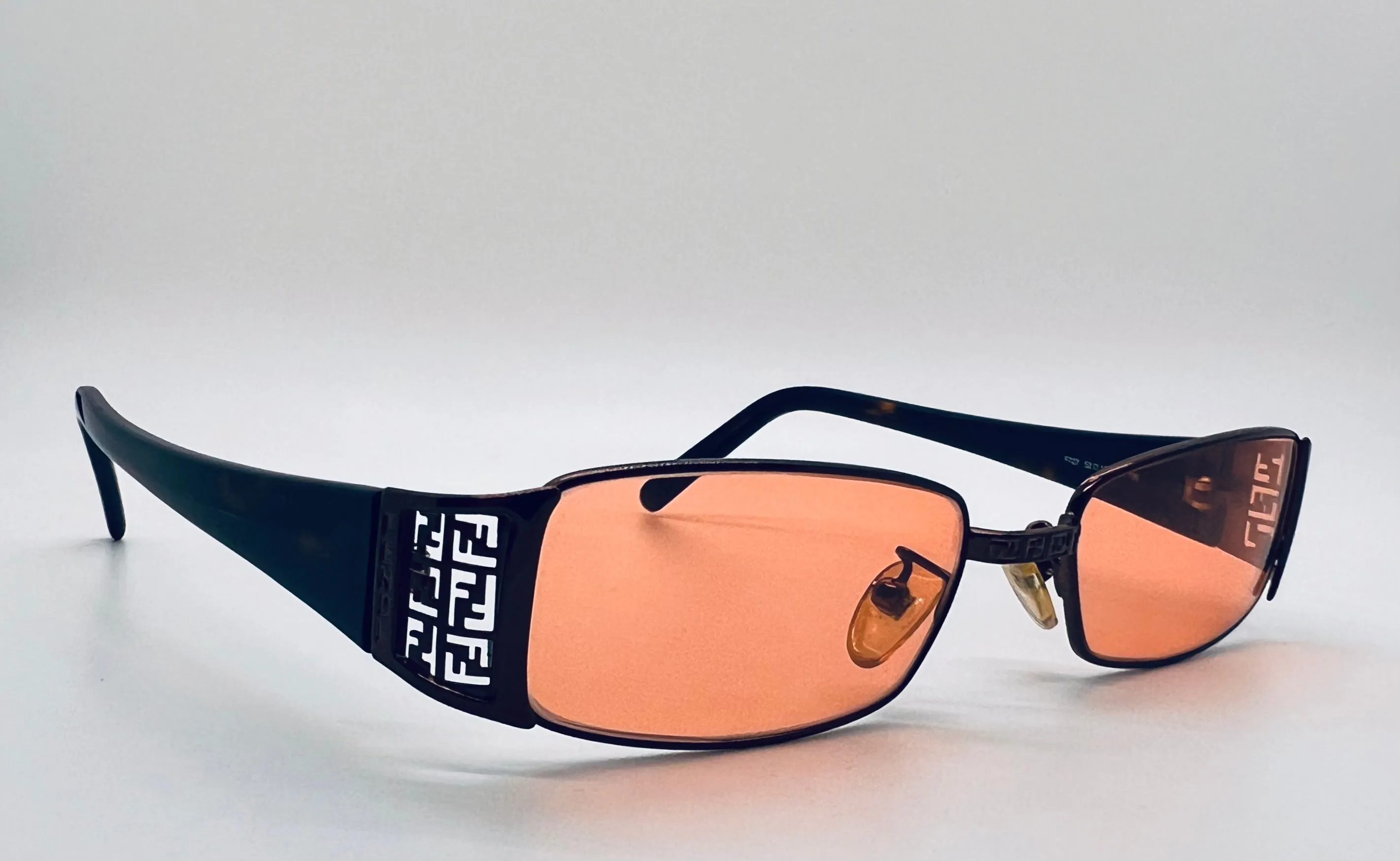 NOS Fendi F727 Sunglasses | Custom Berko’s Design Day/Night Rose Lenses | Vintage-Inspired Luxury | Italy
