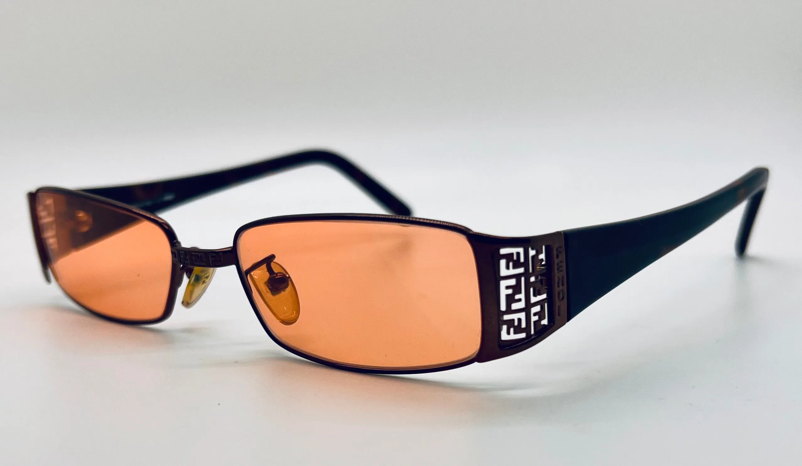 NOS Fendi F727 Sunglasses | Custom Berko’s Design Day/Night Rose Lenses | Vintage-Inspired Luxury | Italy
