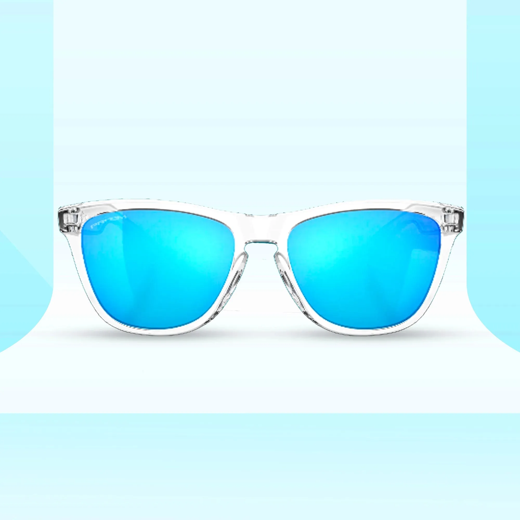Oakley Frogskins Crystal Clear Prizm Sapphire Sunglass