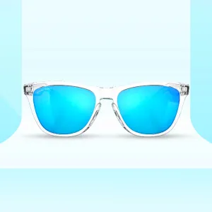 Oakley Frogskins Crystal Clear Prizm Sapphire Sunglass