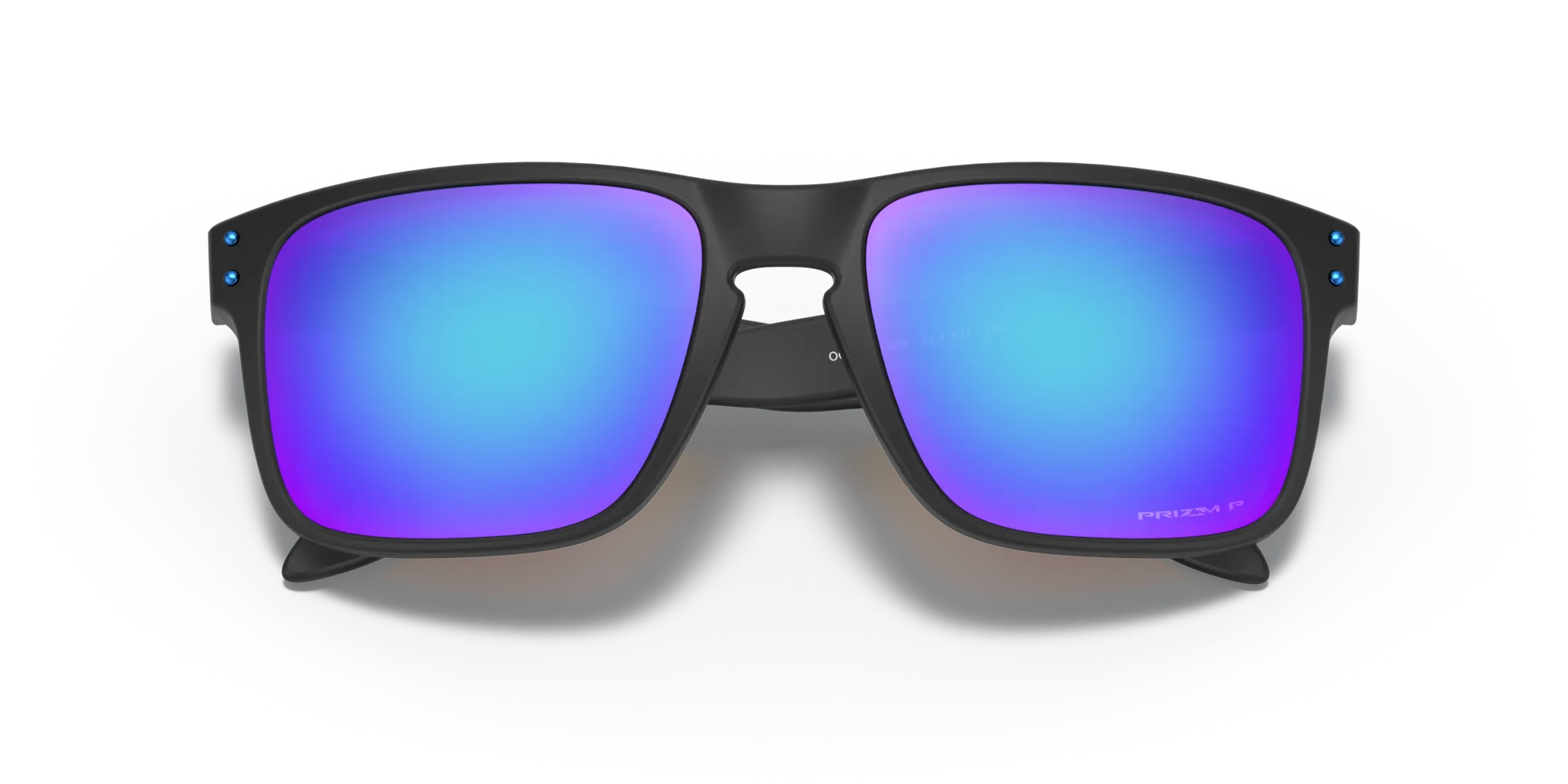 Oakley Holbrook (Low Bridge Fit) Prizm Sapphire Polarized Lenses, Matte Black Frame