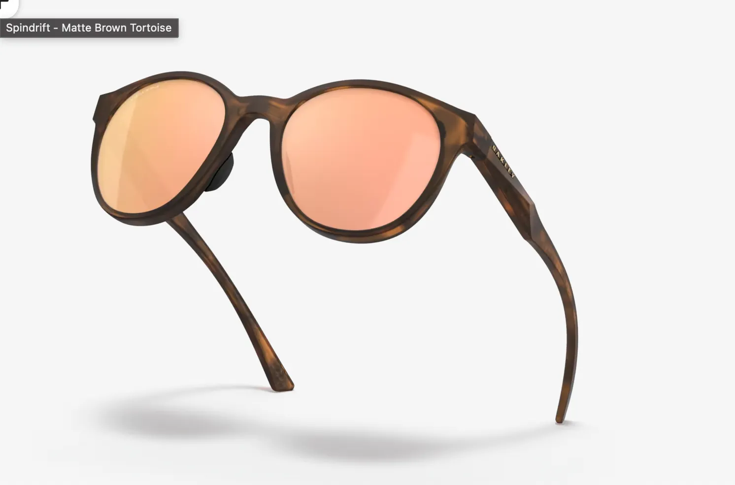 Oakley Prizm Rose Gold Lenses,  Matte Brown Tortoise Frame