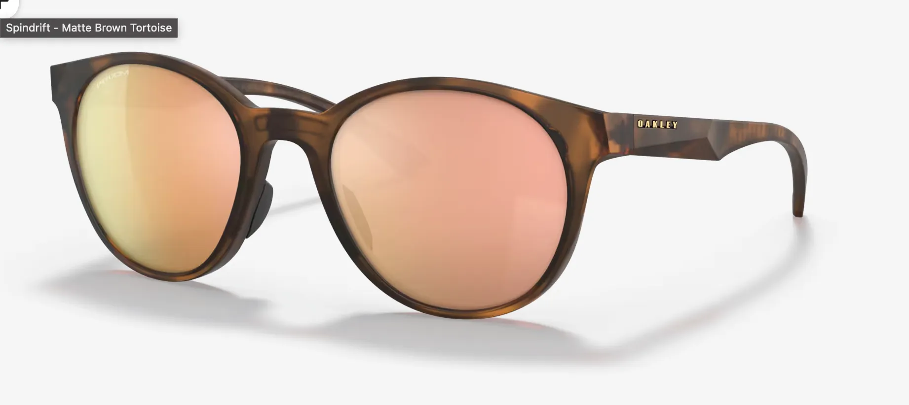 Oakley Prizm Rose Gold Lenses,  Matte Brown Tortoise Frame