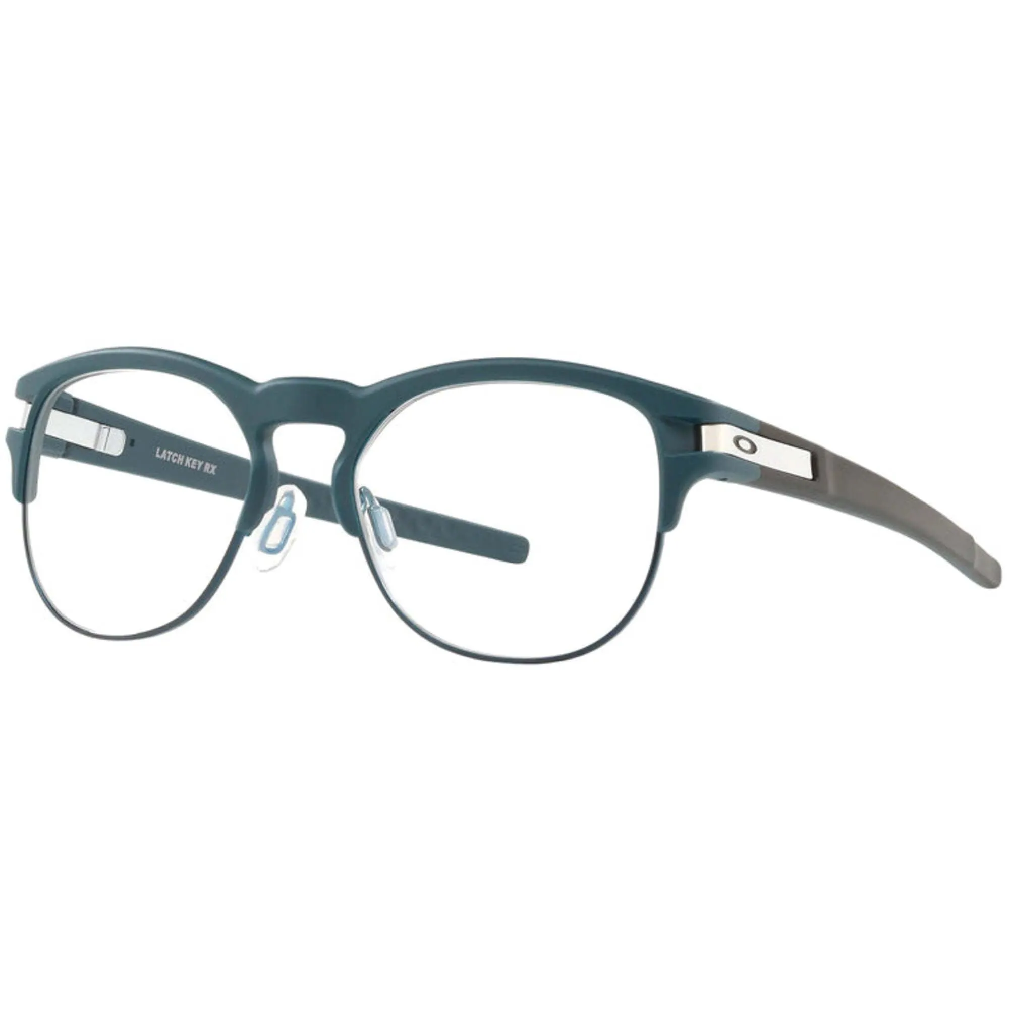 Oakley Women's Eyeglasses - Satin Azure Blue Plastic Square Frame | OAKLEY 0OX8134 7
