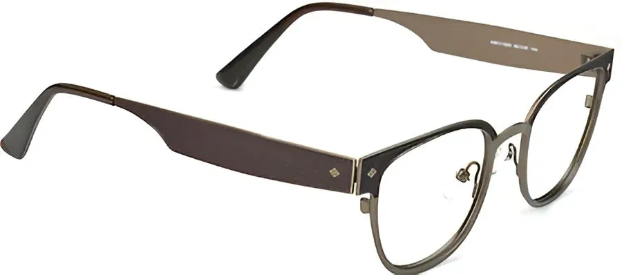 Ogi 4301 Dark Brown Weave Brown Clear