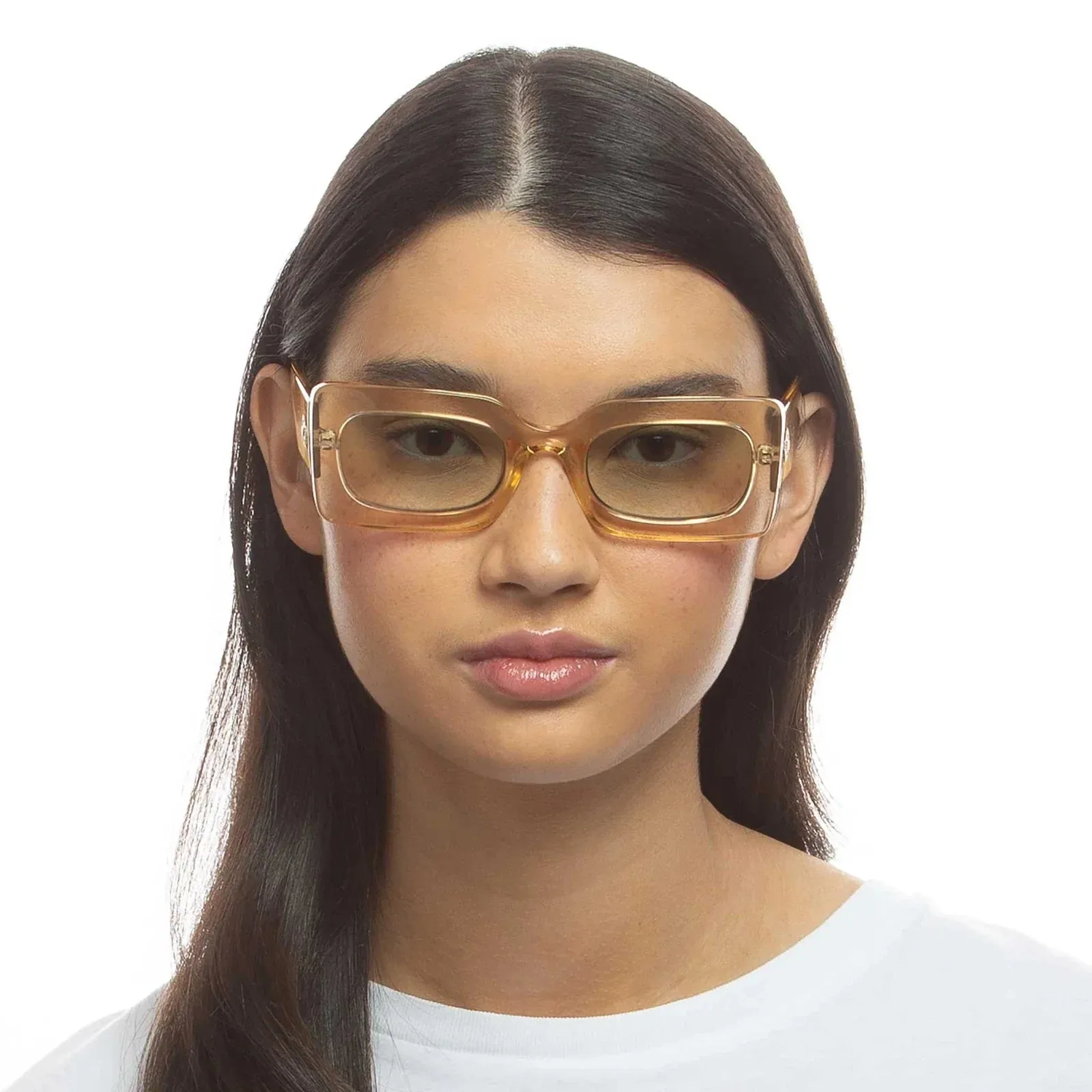 OH DAMN! SUNGLASSES - SAND GREEN GRAD
