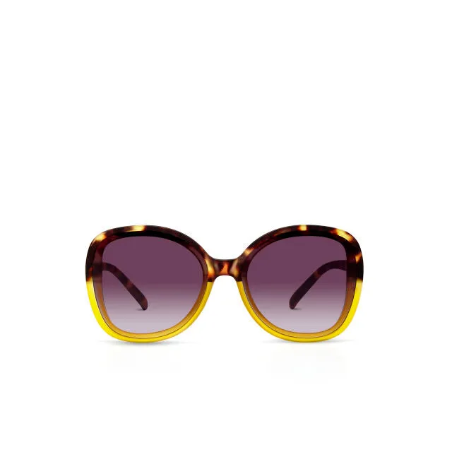 Okkia Sunglasses Butterfly Havana Yellow