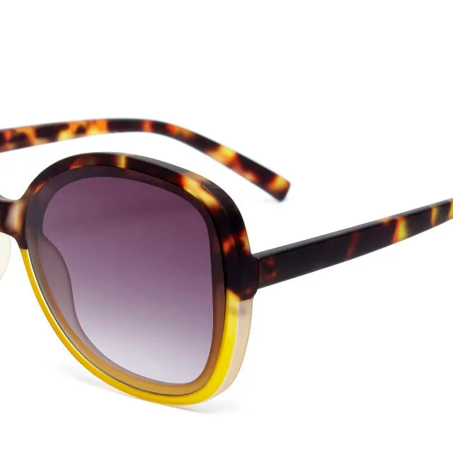 Okkia Sunglasses Butterfly Havana Yellow