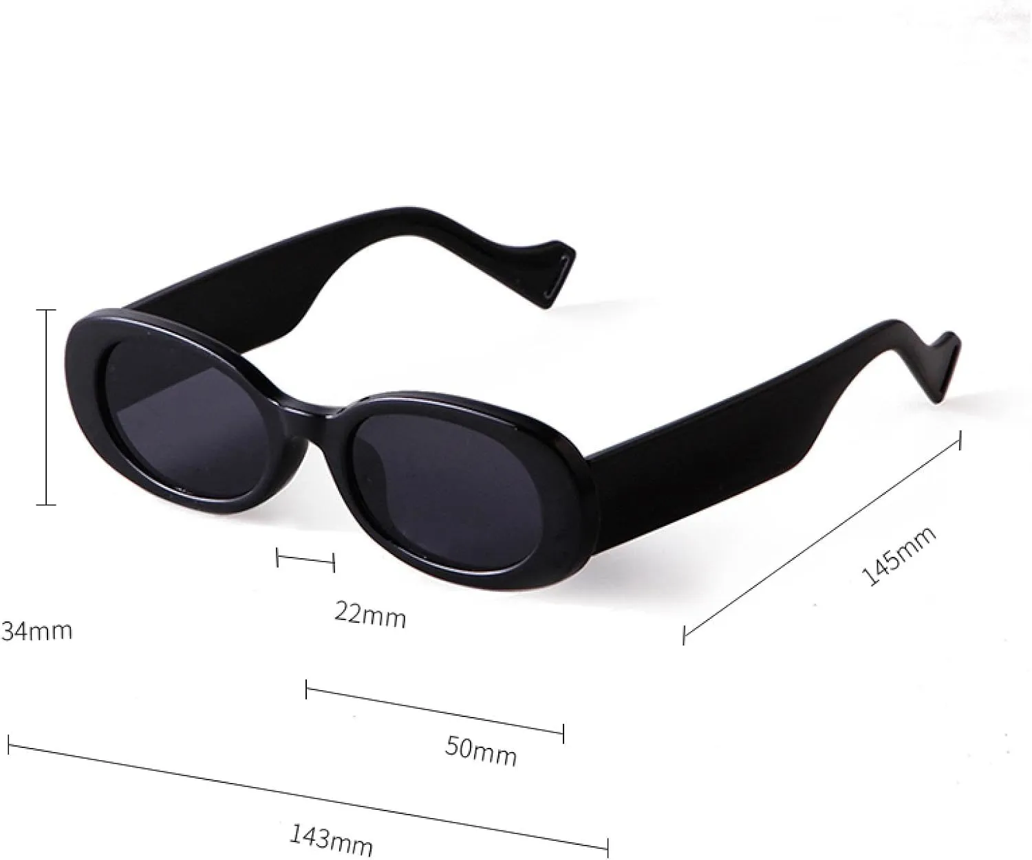 Oval Rectangle Sunglasses Women Vintage Shades Sunglasses