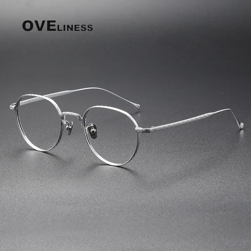 Oveliness Unisex Full Rim Square Titanium Eyeglasses 169
