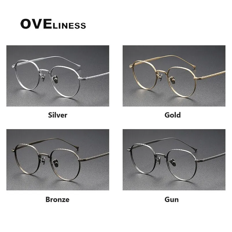 Oveliness Unisex Full Rim Square Titanium Eyeglasses 169