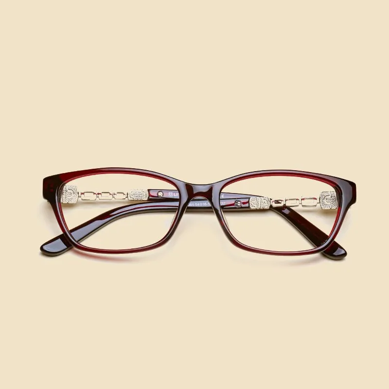 Oveliness Women's Full Rim Square Acetate Eyeglasses 4061