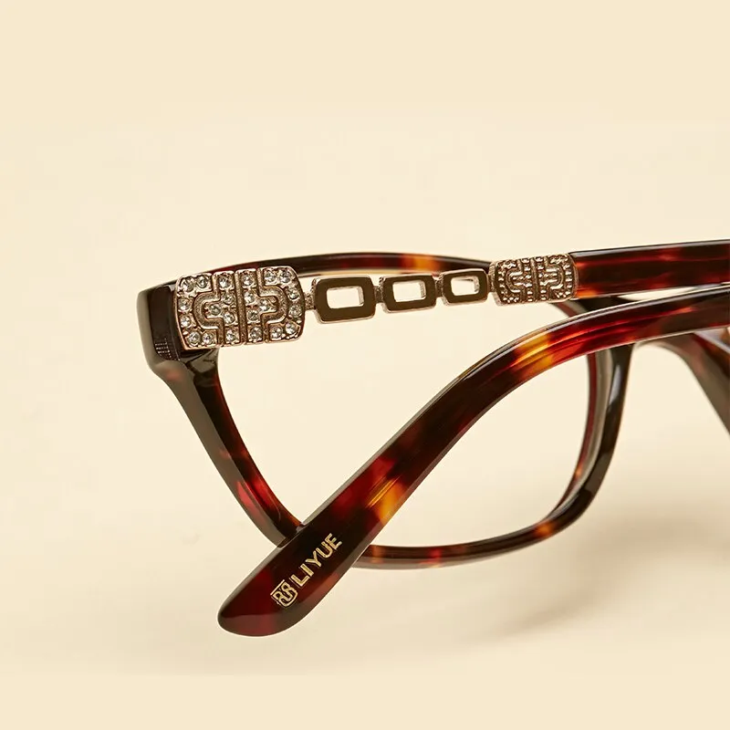 Oveliness Women's Full Rim Square Acetate Eyeglasses 4061