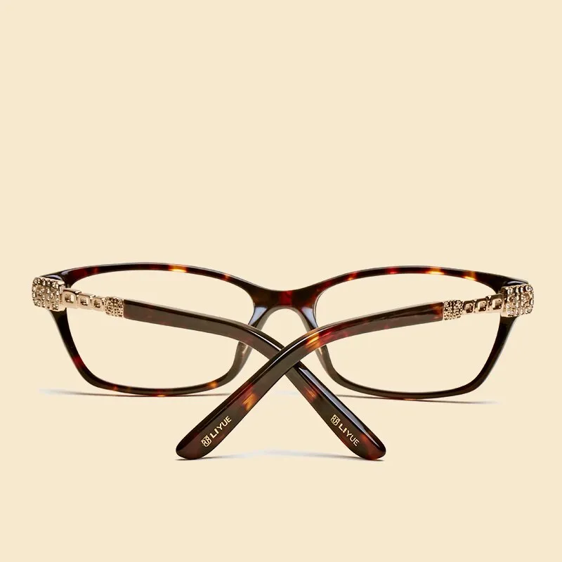 Oveliness Women's Full Rim Square Acetate Eyeglasses 4061