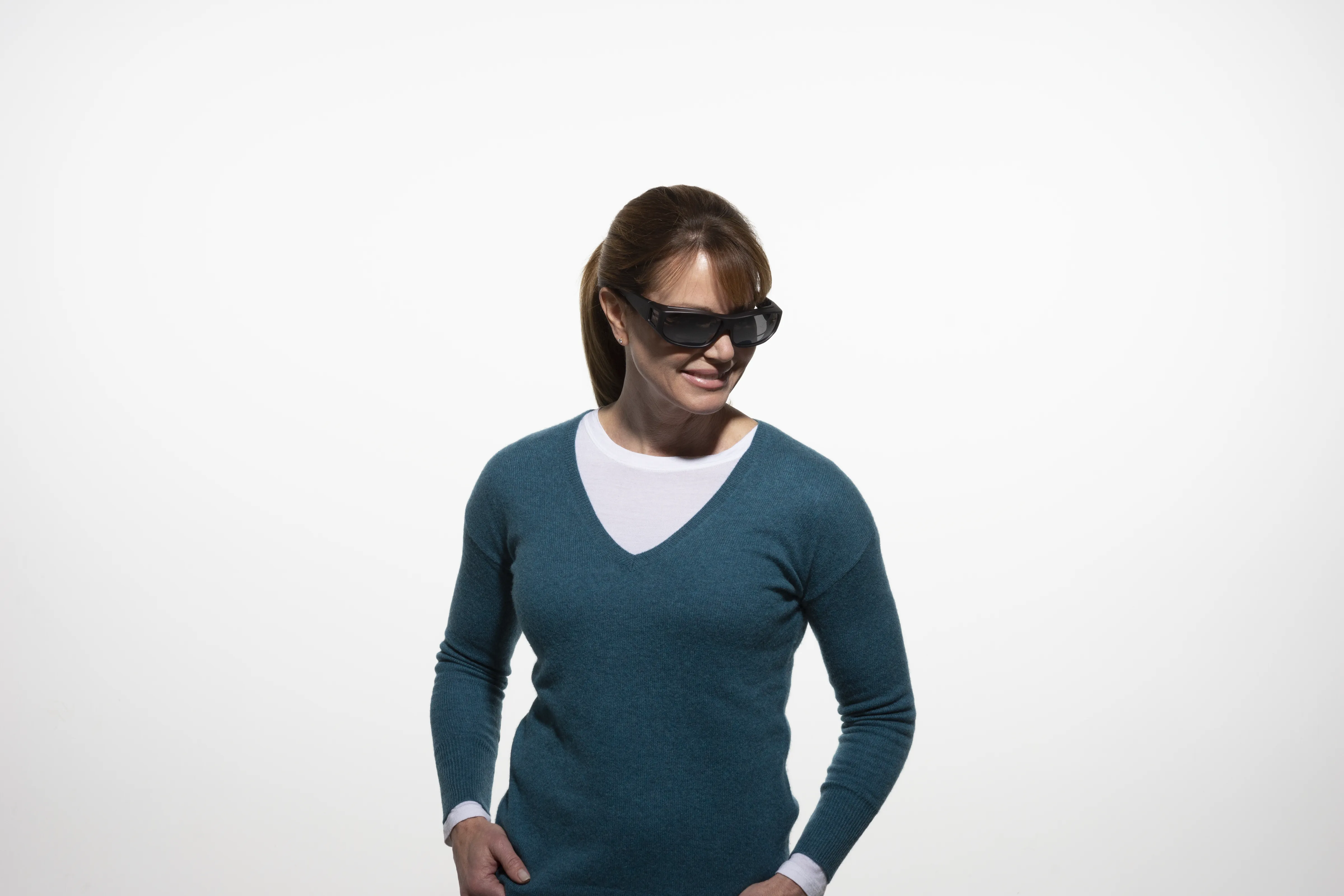 Over the Glasses Polarized Collection - Gloss Black / Grey Frame (S/M)