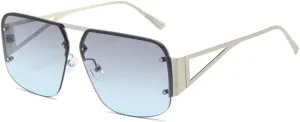 Oversized Sun Glasses Retro Metal Frame Sunglasses For Women Men Vintage Shades UV400