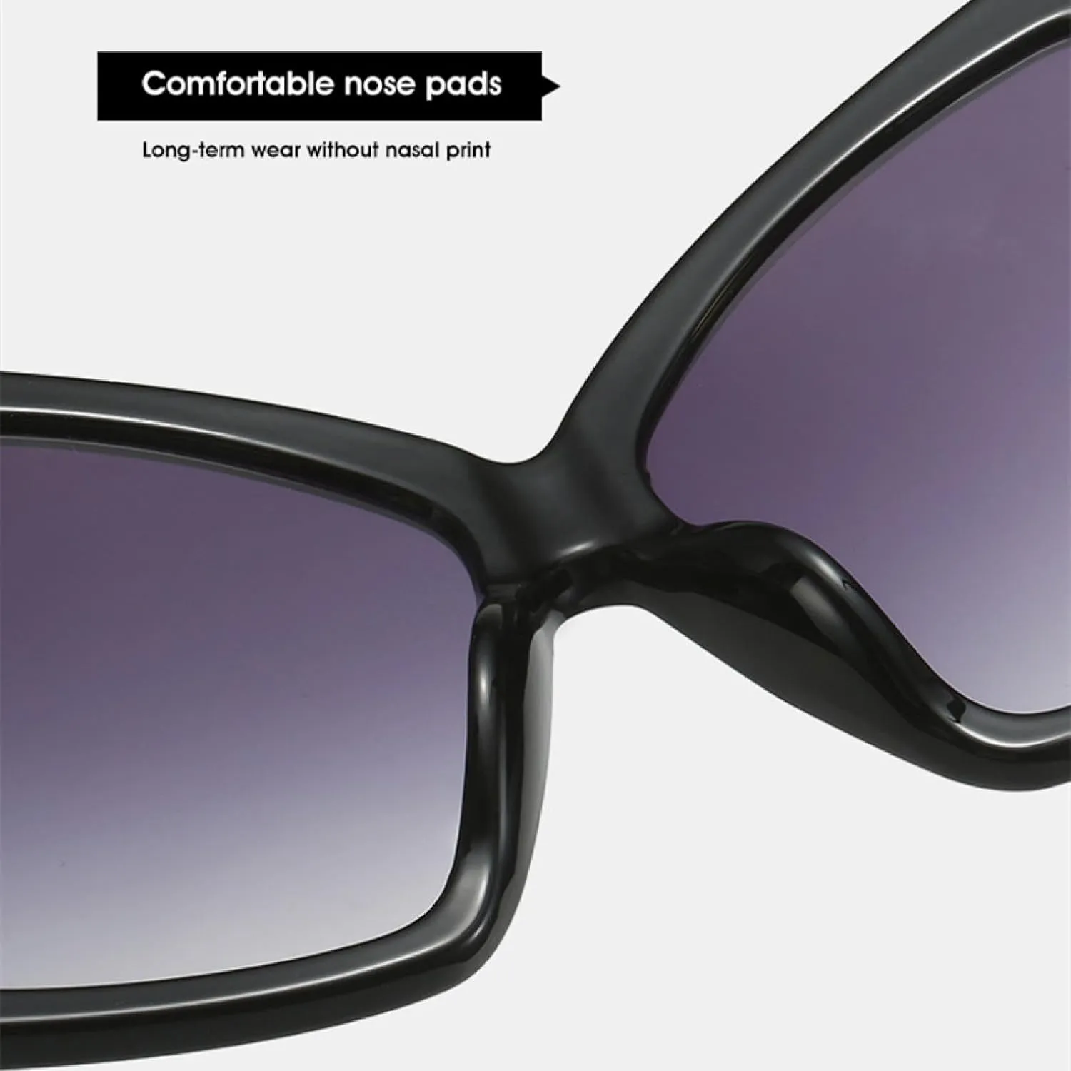 Oversized Sunglasses Fashion Women Shades Uv400 Vintage Glasses