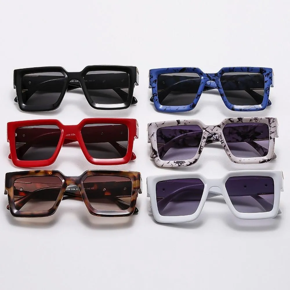 Oversized Sunglasses For Women Men Fashion Luxury Sun Glasses Shades UV400 Eyeglasses