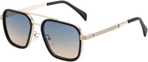 Oversized Sunglasses Men Big Luxury Vintage Punk Sun Glasses For Male Retro Metal Frame Eyewear Shades UV400