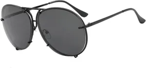 Oversized Sunglasses Men Vintage Gradient Outdoor Shades Women Trendy Multi-color Sun Glasses