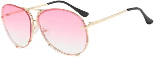 Oversized Sunglasses Men Vintage Gradient Outdoor Shades Women Trendy Multi-color Sun Glasses