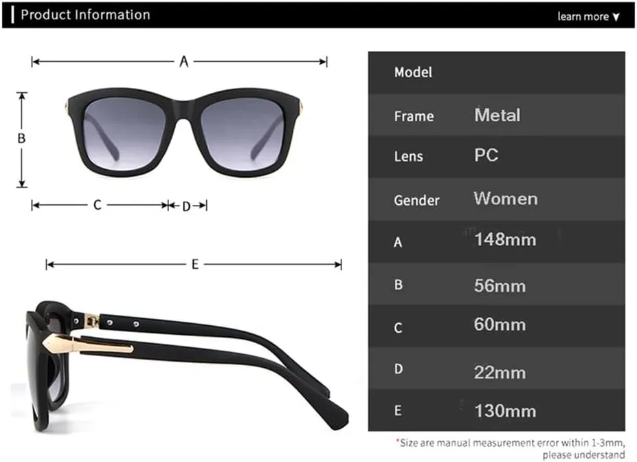 Oversized Sunglasses Men Vintage Retro Frame Sun Glasses Women Shades UV400