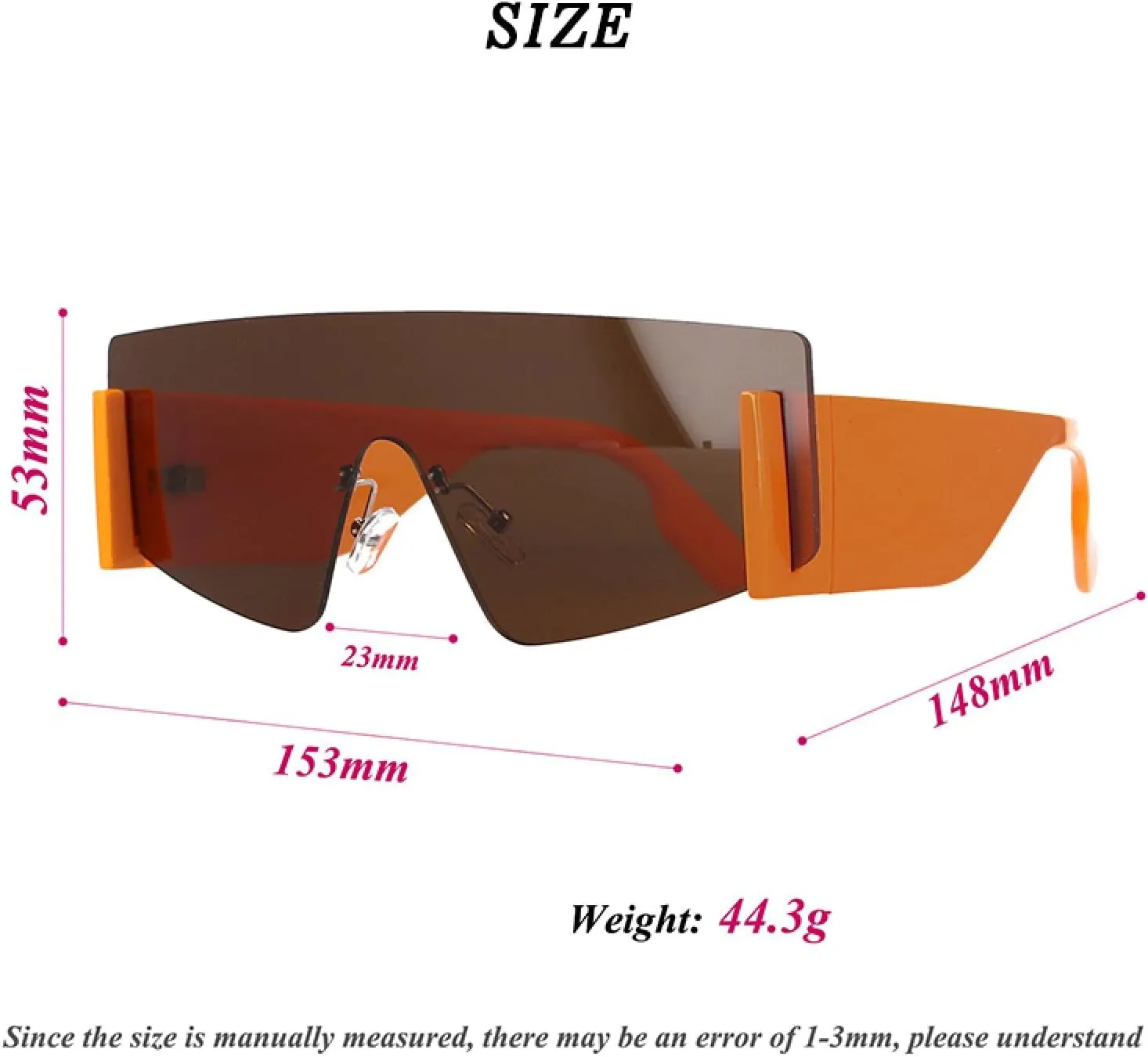 Oversized Sunglasses Women Fashion Shades Uv400 Vintage Men Glasses