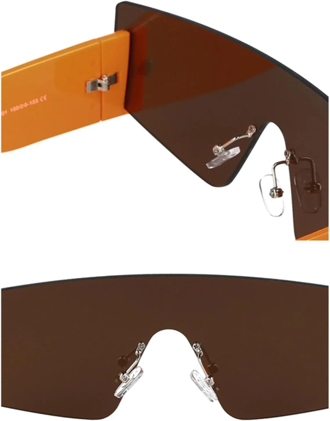 Oversized Sunglasses Women Fashion Shades Uv400 Vintage Men Glasses