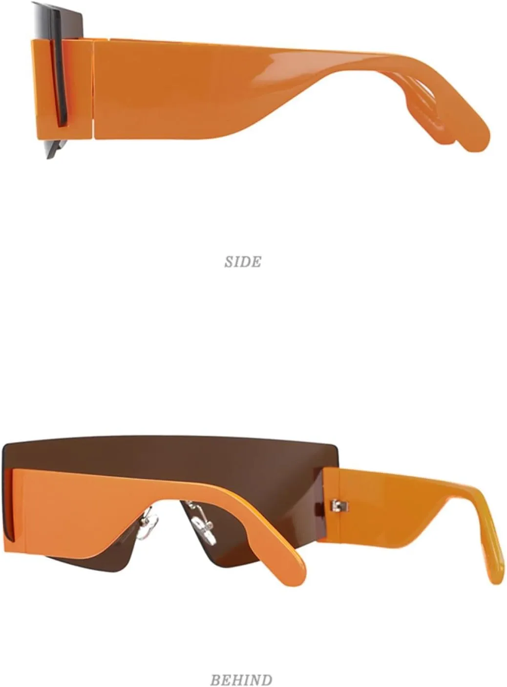Oversized Sunglasses Women Fashion Shades Uv400 Vintage Men Glasses