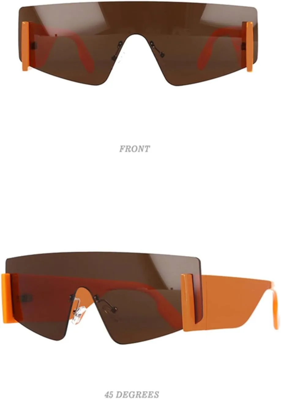Oversized Sunglasses Women Fashion Shades Uv400 Vintage Men Glasses