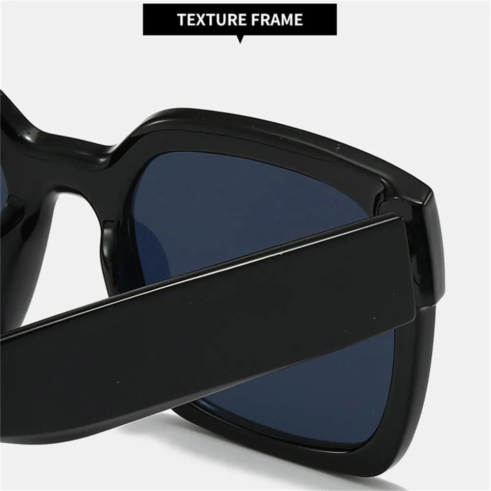 Oversized Sunglasses Women Vintage Gradient Frame Female Sun Glasses Shades UV400