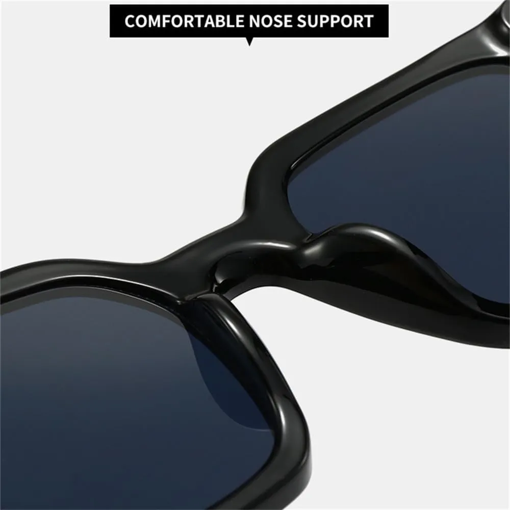 Oversized Sunglasses Women Vintage Gradient Frame Female Sun Glasses Shades UV400