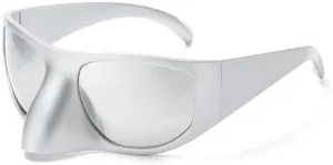 Oversized Sunglasses Women Vintage Punk Men Shades
